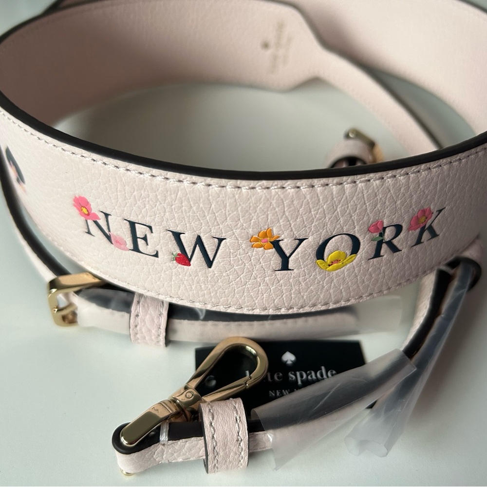 Kate Spade Pink strap with New York Design